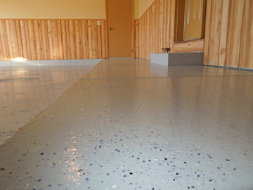 Residential & commercial epoxy floor coating for concrete & cement - Scott Anderson Concrete 
		serving West Michigan - Lowell, Hastings, Middleville, Grand Rapids, Sparta, Holland, Muskegon, Grand Haven...